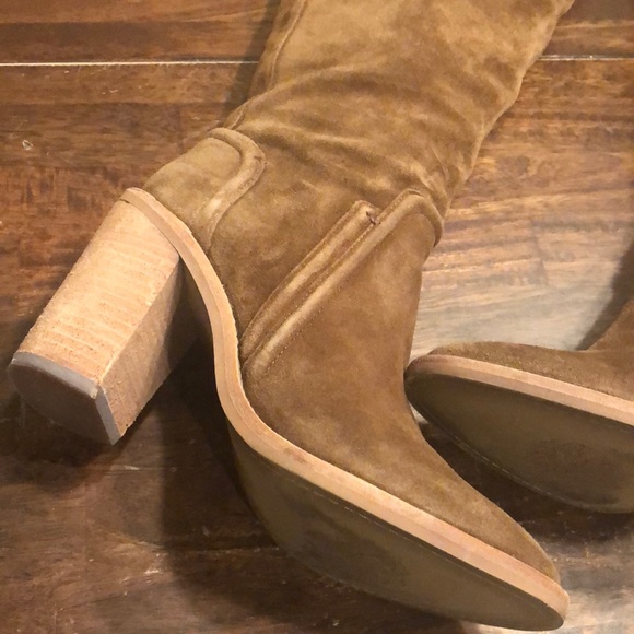 Vince Camuto "Melaya" Over the Knee Suede Boots - Picture 16 of 16